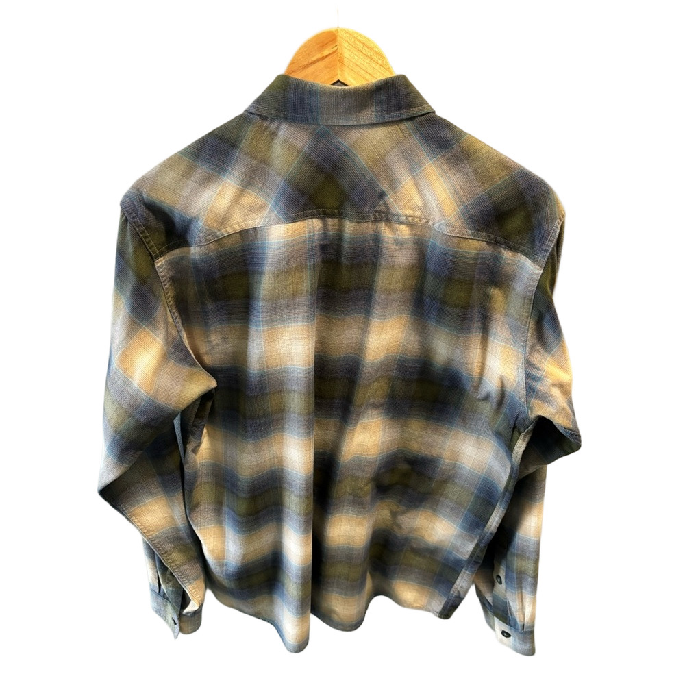 Patagonia Buckshot Flannel Plaid Button Front Shirt Size Men’s M Organic Cotton - Picture 3 of 7
